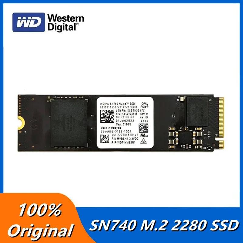    WD PC SN740, 2TB, 1TB, 512GB, M.2 2280 SSD, PCIe4 NVMe TLC  SSD